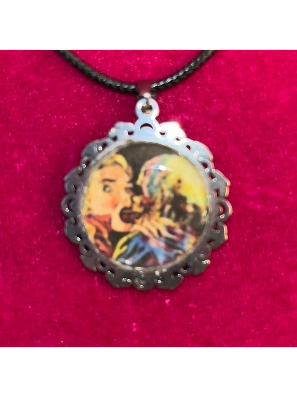 You Suck The Life Out Of Me SkullNecklace Upcycled Handcrafted Gothic Punk …